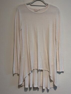 Pure DKNY High Low Tunic Long Sleeve Top.